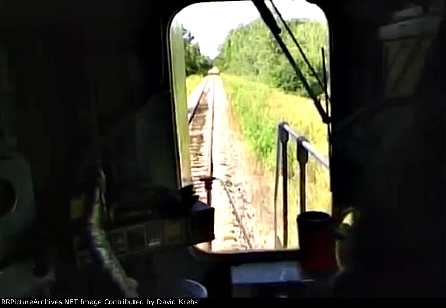 another view from the cab.